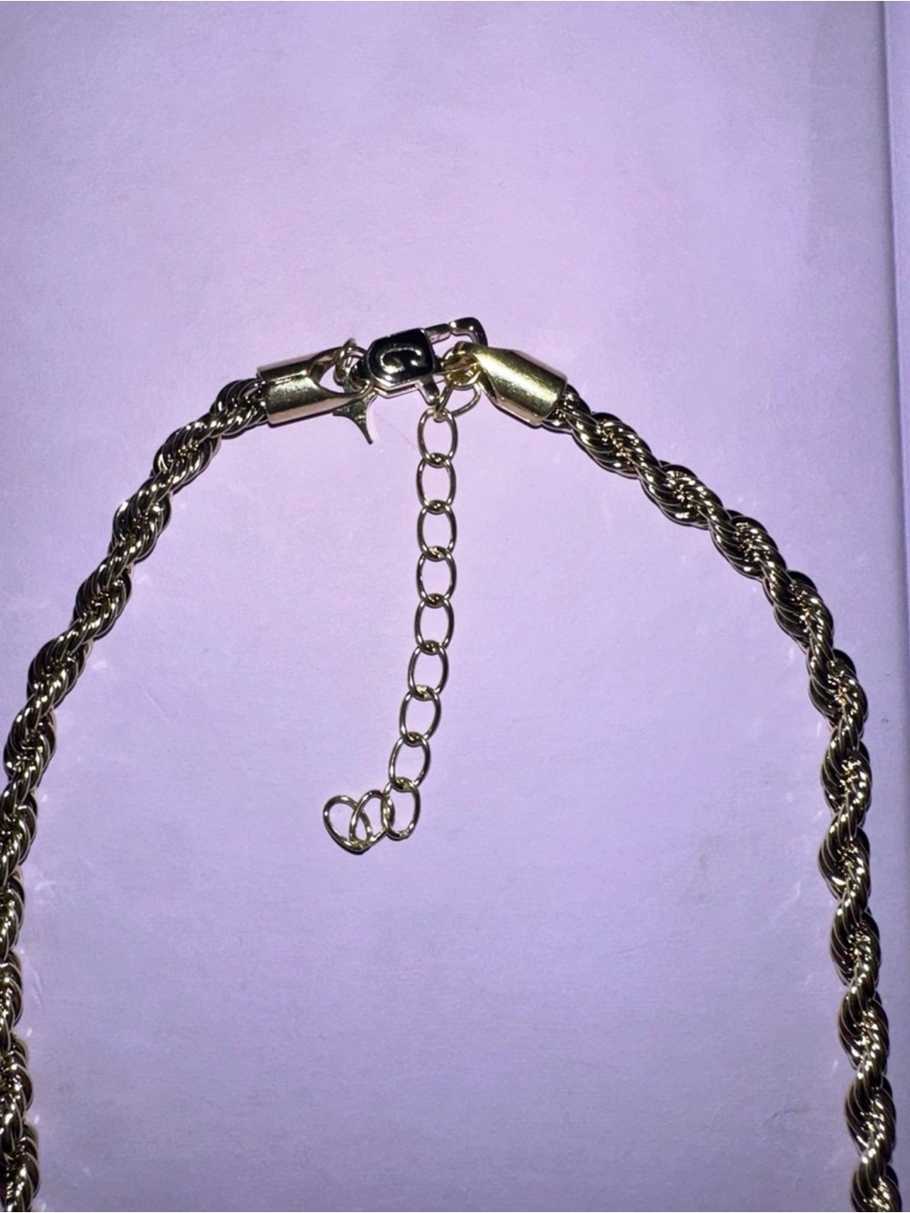 Gold Rope Chain Necklace (4mm, 18–20”) – GLD - Picture 9 of 9